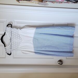 Lilly Pulitzer Maya Shift dress in Coastal Blue Seersucker